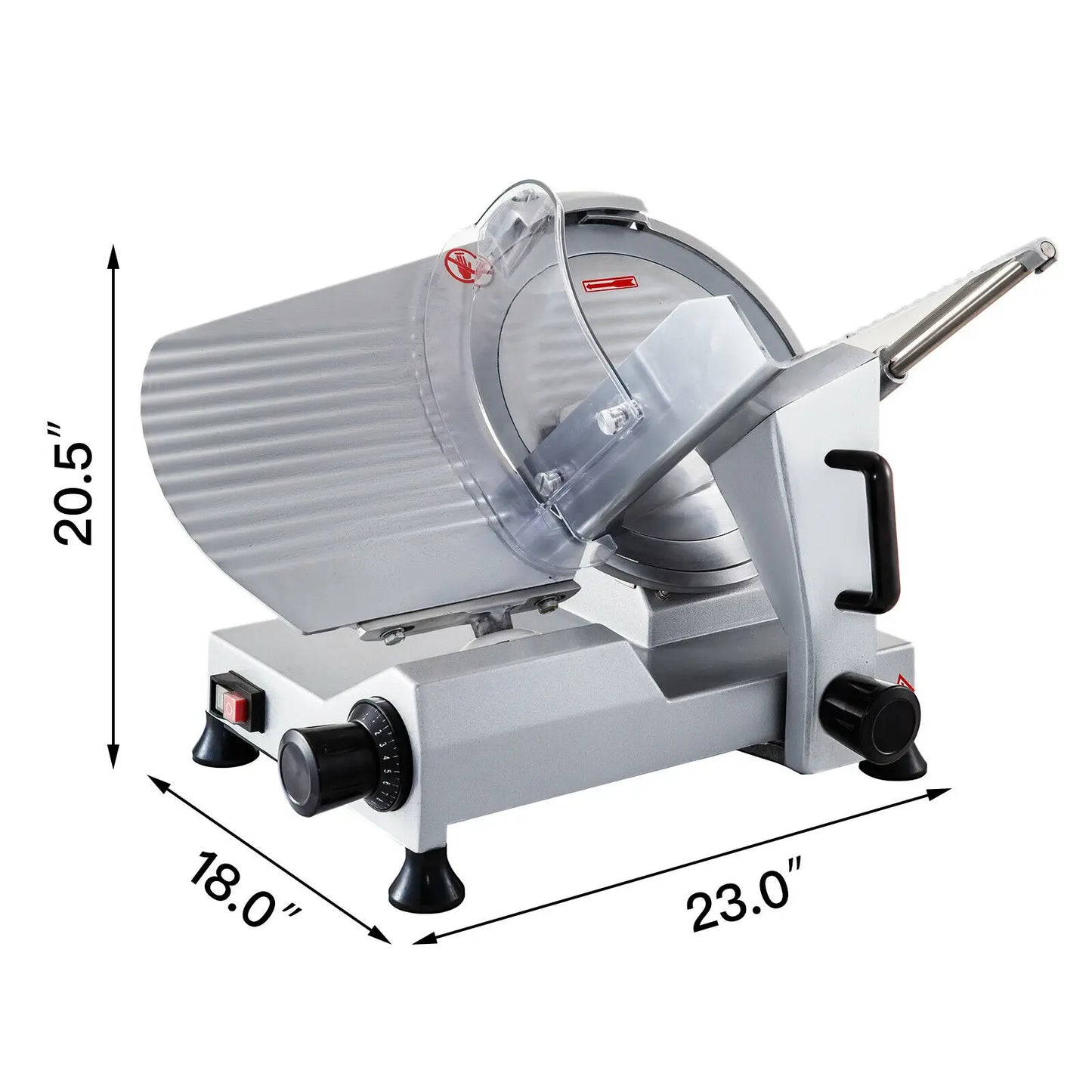 VEVOR 12in Blade Electric Meat Slicer Cutting Machine Kitchen Chopper Vegetable Cutter for Beef Turkey Home Appliance Commercial