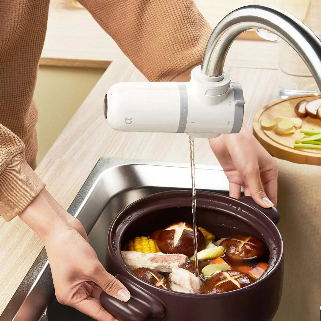 XIAOMI MIJIA – purificateur d'eau du robinet de cuisine propre, système de filtre à eau lavable pour la maison, buse de filtre à eau, élimination des bactéries