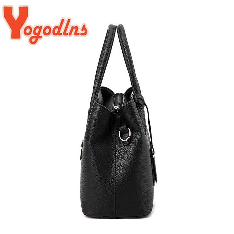 Yogodlns, bolsos de marca de diseñador famoso, bolsos de cuero para mujer, nuevos bolsos de mano de lujo para mujer, bolsos de hombro a la moda