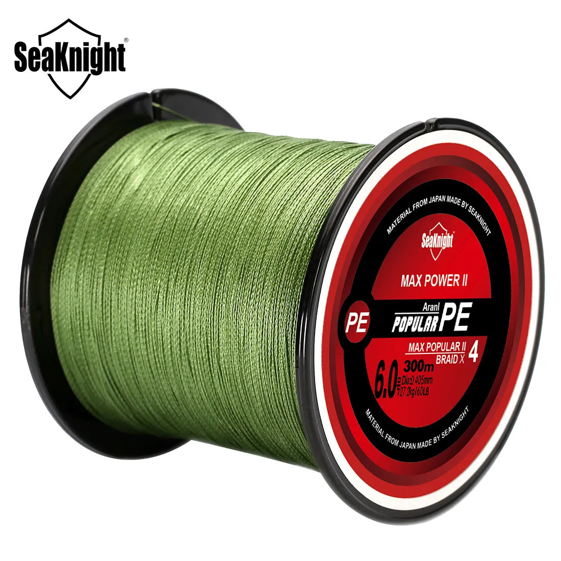 SeaKnight marca TriPoseidon serie 4 hebras 300M hilo de pescar de PE trenzado 8-60LB hilo de pescar multifilamento pesca de carpa suave