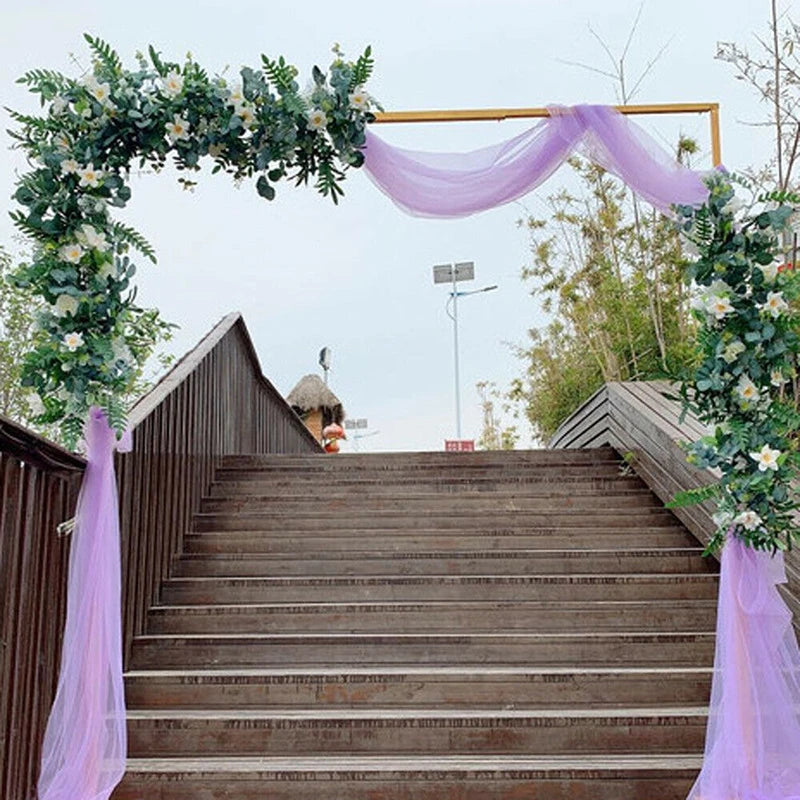 Cadre d'arc de fond de mariage de haute qualité, support de ballons de fleurs en fer, décoration de lieu d'arrière-plan, Application de fête, bel arc