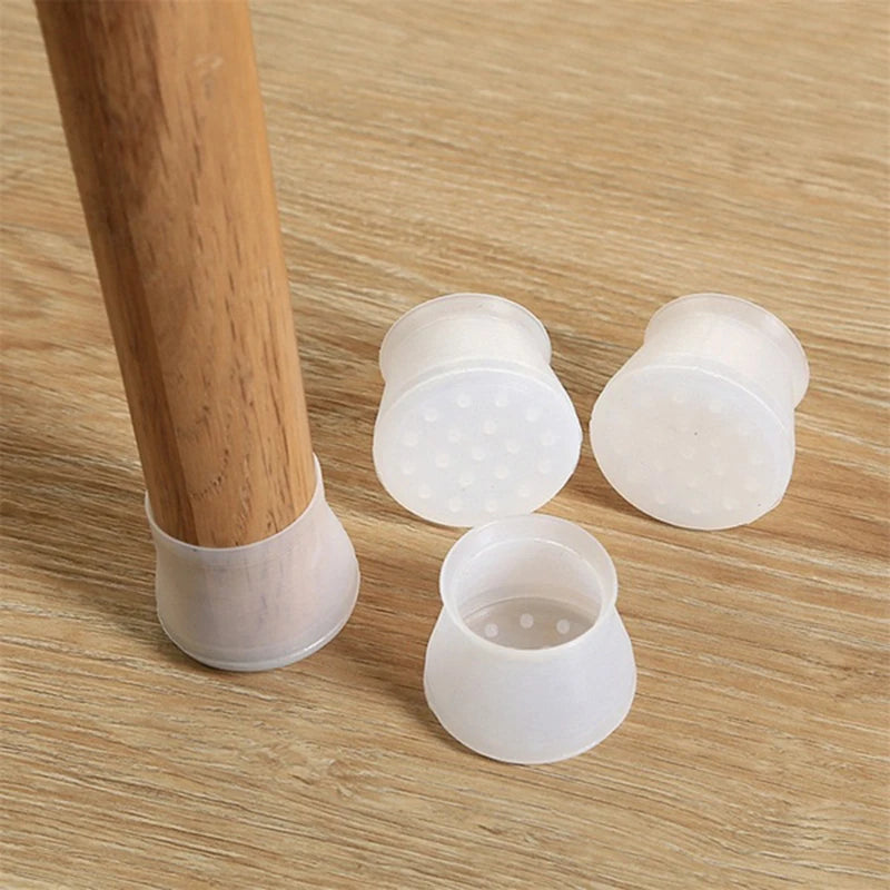 20 piezas cubierta protectora de silicona para patas de muebles, almohadilla para pies de mesa, Protector de suelo para patas de silla, protección de suelo, patas de mesa antideslizantes