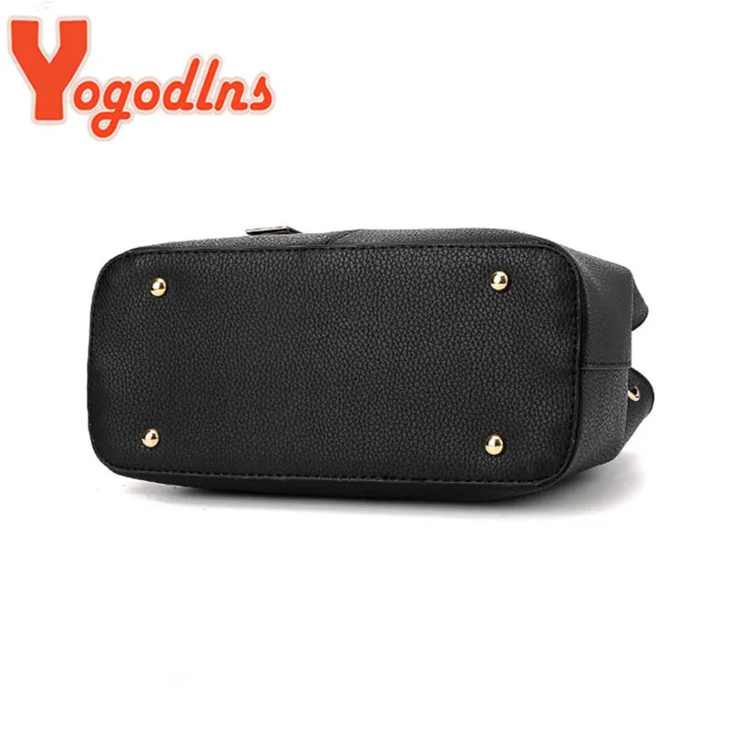 Yogodlns, bolsos de marca de diseñador famoso, bolsos de cuero para mujer, nuevos bolsos de mano de lujo para mujer, bolsos de hombro a la moda