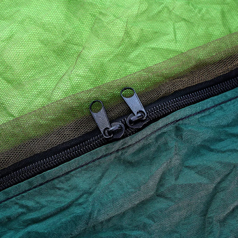 Hamaca portátil para acampar al aire libre, columpio para 1-2 personas con mosquitera, cama colgante, hamaca para dormir turística ultraligera