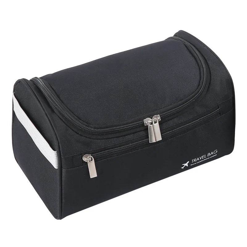 FUDEAM Polyester hommes d'affaires Portable sac de rangement articles de toilette organisateur femmes voyage sac cosmétique suspendu étanche pochette de lavage