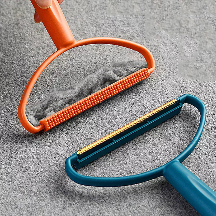 Brosse anti-peluches Double face Portable pour animaux de compagnie, brosse manuelle pour enlever les peluches et les vêtements, rasoir en tissu Fuzz, brosse pour vêtements et tapis