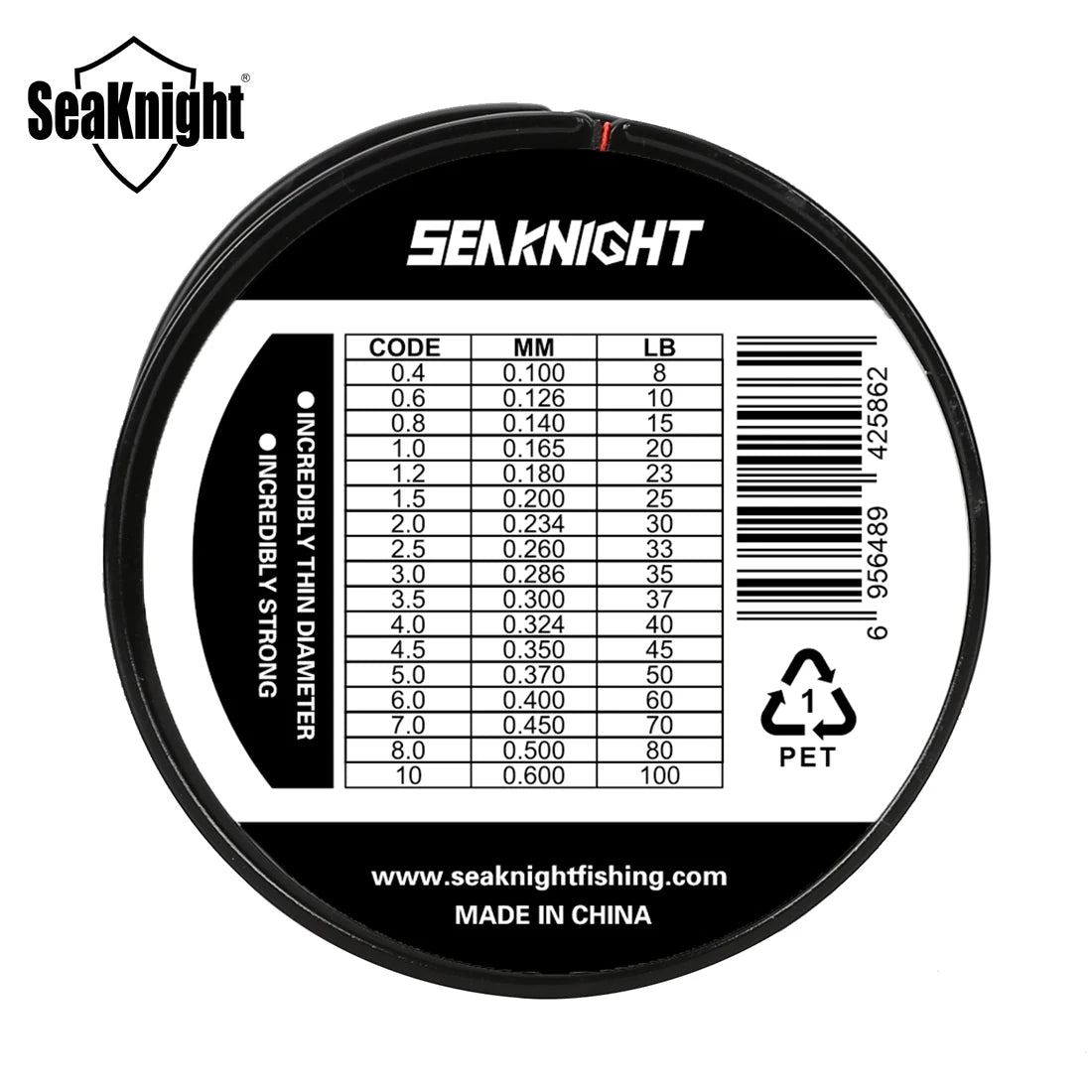 SeaKnight marque TriPoseidon série 4 brins 300 M PE ligne de pêche tressée 8-60LB ligne de pêche Multifilament pêche à la carpe lisse