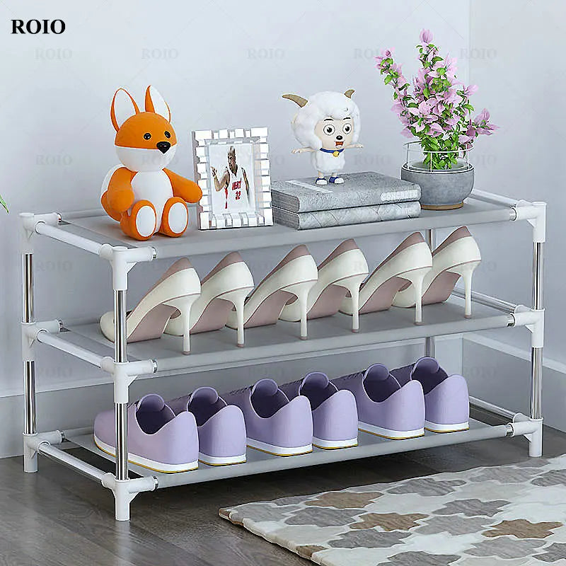 Simple Shoe Rack Metal Shoe Shelf Footwear Amazing Shoerack Living Room Furniture Space Saving Shoes Organizer Stand Holder