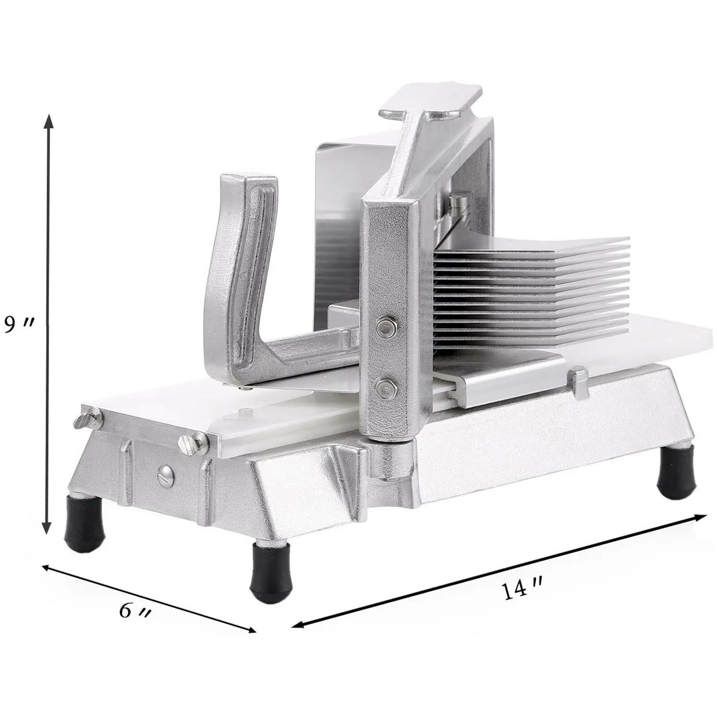 VEVOR Commercial Tomato Cheese Slicer 4.7MM Sharp Blades Kitchen Appliance Stainless Steel Home Manual Vegetable Fruit Cutter