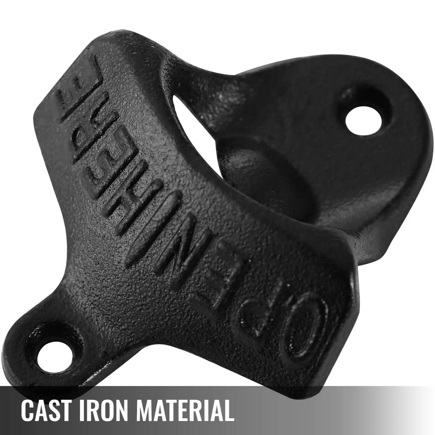 VEVOR 100 PCS Beer Bottle Opener Cast Iron Wall Mount Cider Pourer Simple Opening for Soda Home Bars Pub Kitchen Commercial Use