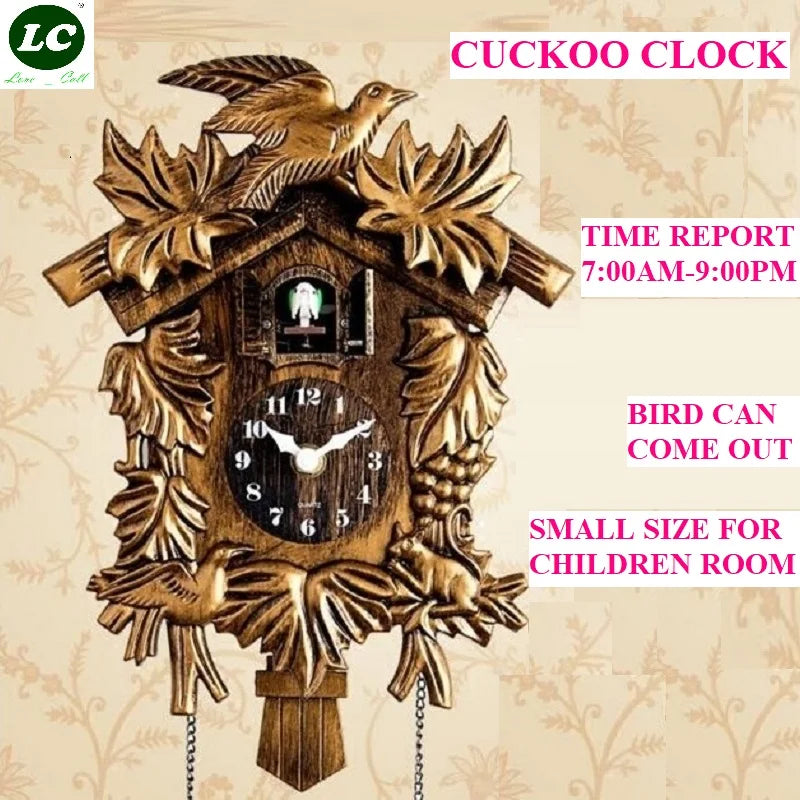 Reloj de pared, reloj de cuco para sala de estar, pájaro, cuco, despertador diurno, reloj moderno para niños, decoraciones de unicornio, alarma para el hogar