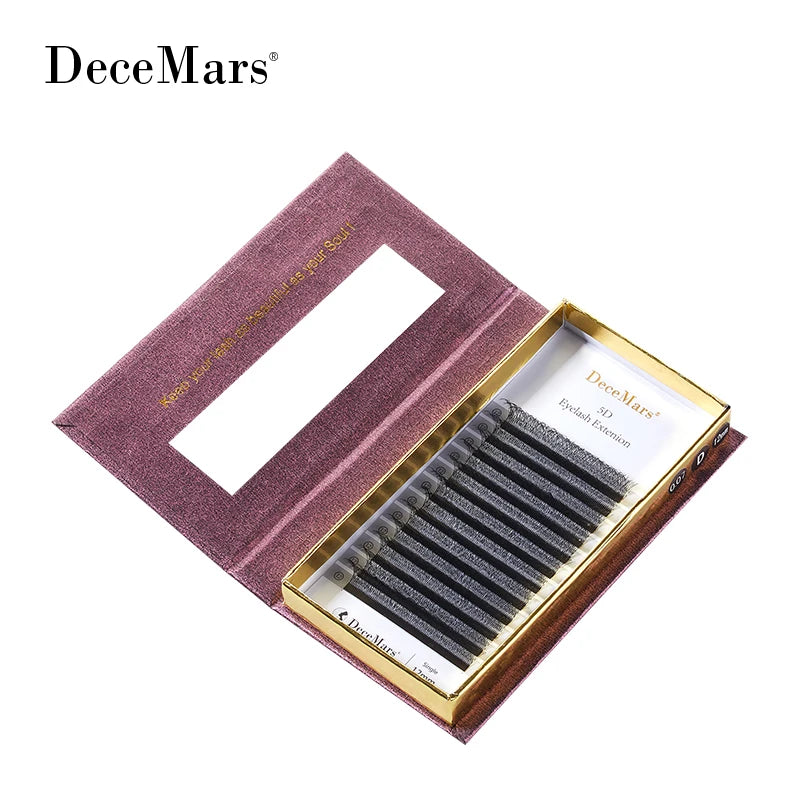 DeceMars 5D - W Shaped Eyelash Extension (12line/Tray)