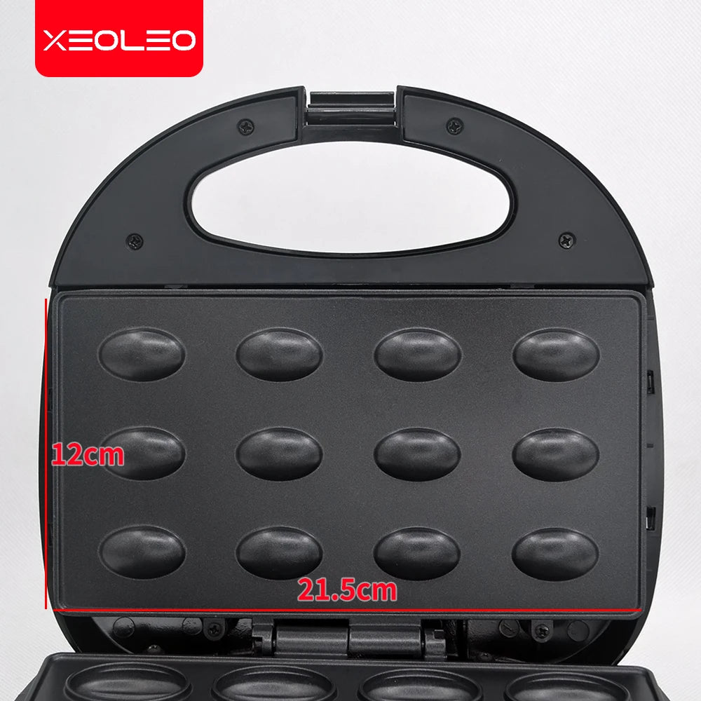 XEOLEO-máquina eléctrica para hacer pan y gofres con nueces, minimáquina para hornear desayuno, horno de cocina para el hogar