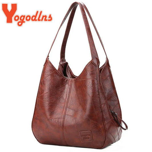 Yogodlns Vintage femmes sac à main Designers sacs à main de luxe femmes épaule fourre-tout femme sacs à poignée supérieure marque de mode