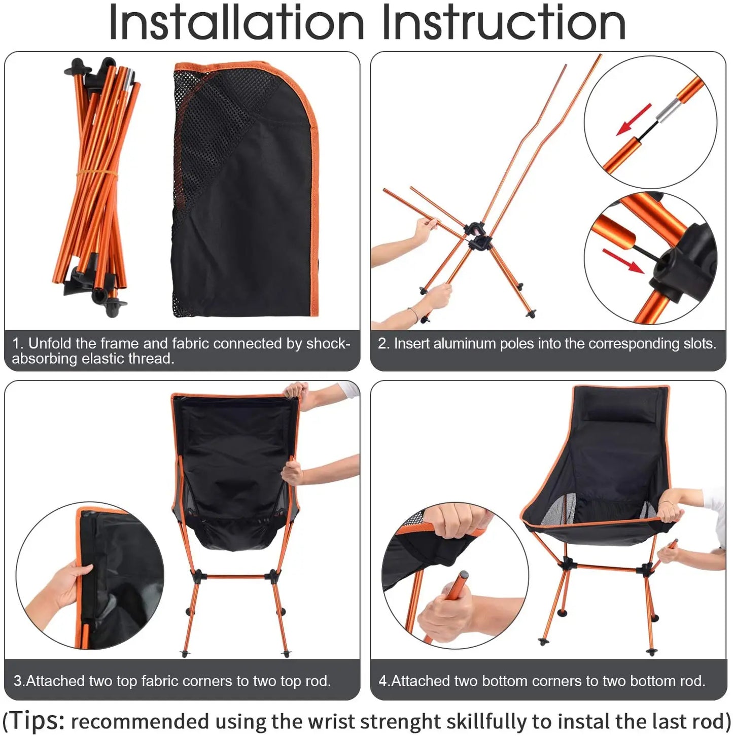 Silla portátil para acampar al aire libre, asiento plegable de tela Oxford para acampar, para pesca, barbacoa, Festival, Picnic, playa, silla ultraligera