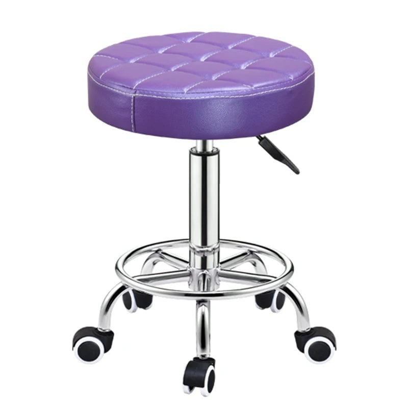 Silla de salón de belleza, taburete de Bar, silla giratoria, taburete elevador ajustable, taburete giratorio hidráulico, muebles de salón de masaje facial para tatuajes de spa