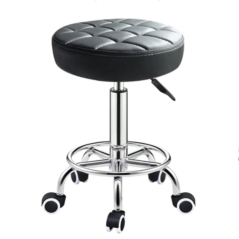 Silla de salón de belleza, taburete de Bar, silla giratoria, taburete elevador ajustable, taburete giratorio hidráulico, muebles de salón de masaje facial para tatuajes de spa