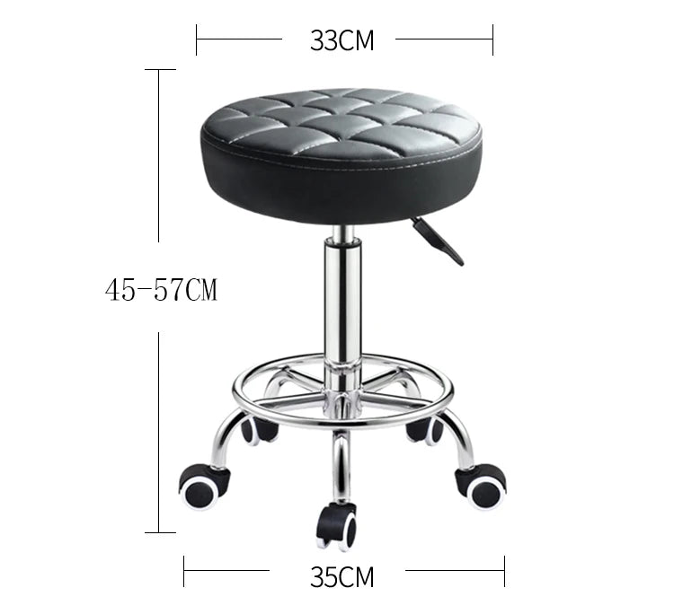 Beauty salon chair Bar stool swivel chair adjustable lift stool hydraulic swivel stool spa tattoo facial massage salon furniture