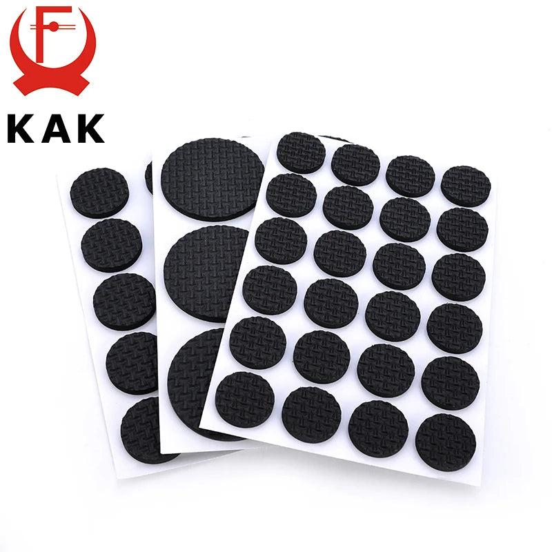 KAK 1-24 Uds muebles autoadhesivos, alfombra para pies, almohadillas de fieltro, alfombrilla antideslizante, amortiguador de parachoques para silla, Protector de mesa, Hardware