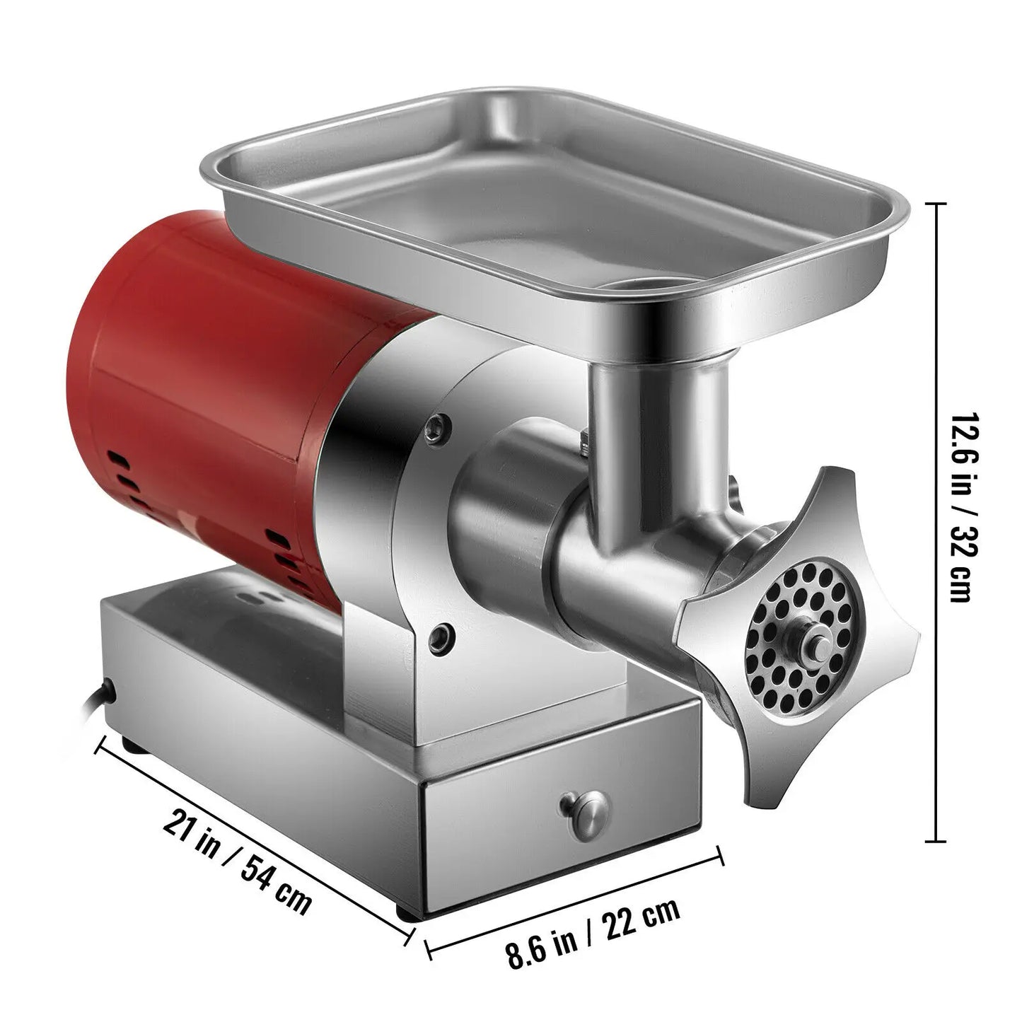 VEVOR hachoir à viande électrique 250 Kg/H 300 Kg/HW/tiroirs Max puissant hachoir broyeur appareil ménager Commercial robot culinaire