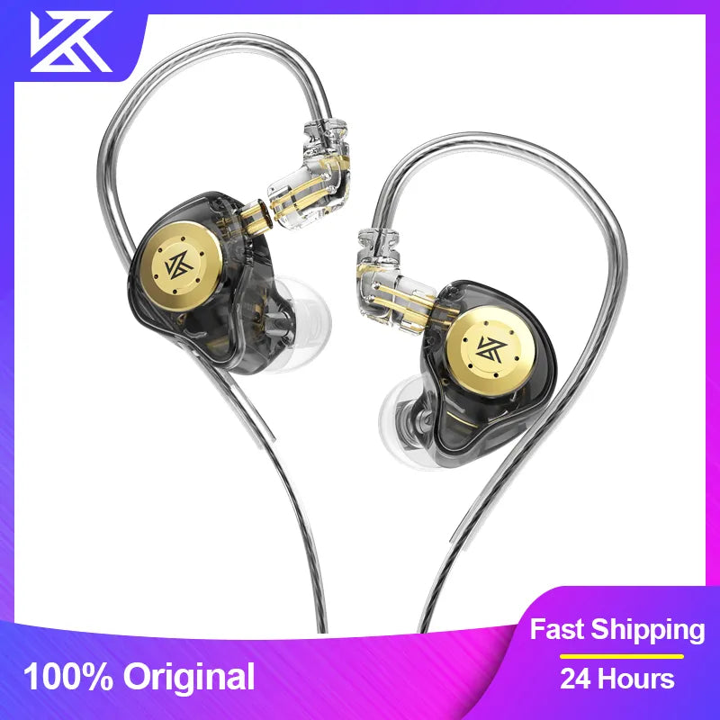 KZ EDX Pro écouteurs dynamique dans l'oreille moniteur HiFi filaire casque basse stéréo jeu musique bouchons d'oreilles casque antibruit