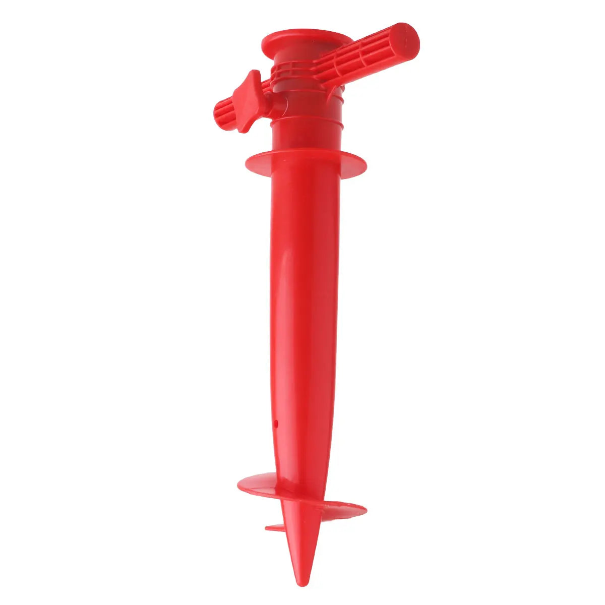 Outdoor Umbrella Base Adjustable Plastic Sun Beach Patio Umbrella Sand Ground Fixing Tools Anchor Stand Spike Auger Keep Holder