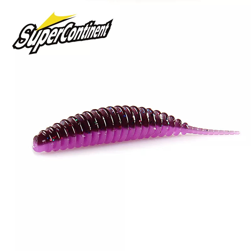 2021 Supercontinent worm bait soft bait Tanta 49mm 65mm fishing lures Pesca carp fishing bass lure Isca artificial PVA