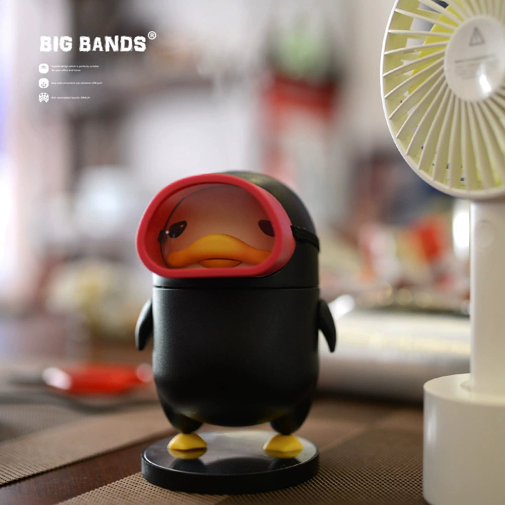 Bigbands – humidificateur à pulvérisation de canard de plongée, silencieux, pour la maison, la chambre à coucher, le bureau, Purification de l'air, Mini aromathérapie