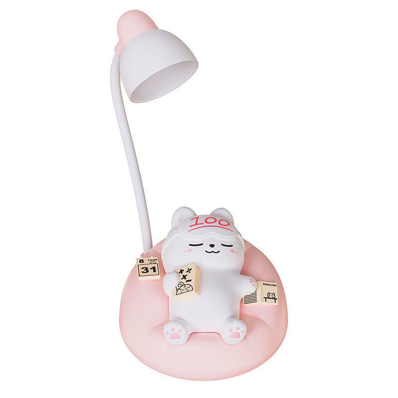 Petite lampe de nuit créative en forme de chat endormi, charge nocturne, Pat