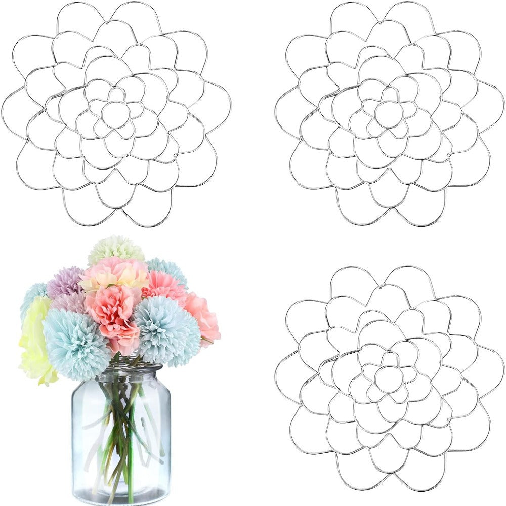 Wrought Iron Flower Arrangement Aid Crafts Home Decoration