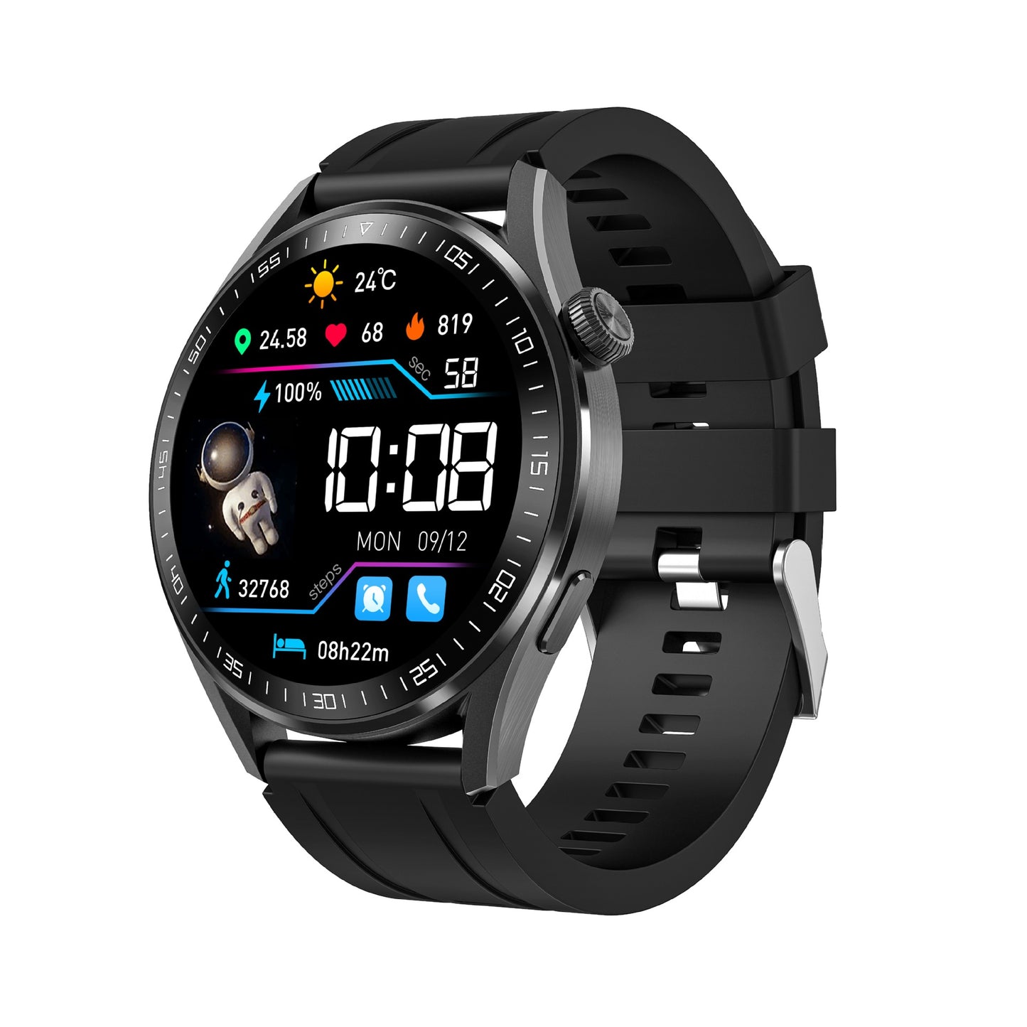 Sports Silicone Smart Watch Life Waterproof