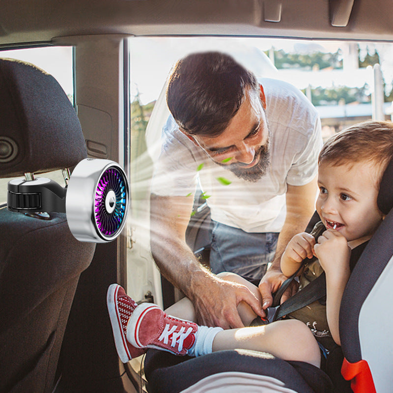 Ventilateur de voiture siège arrière crochet USB ventilateur électrique