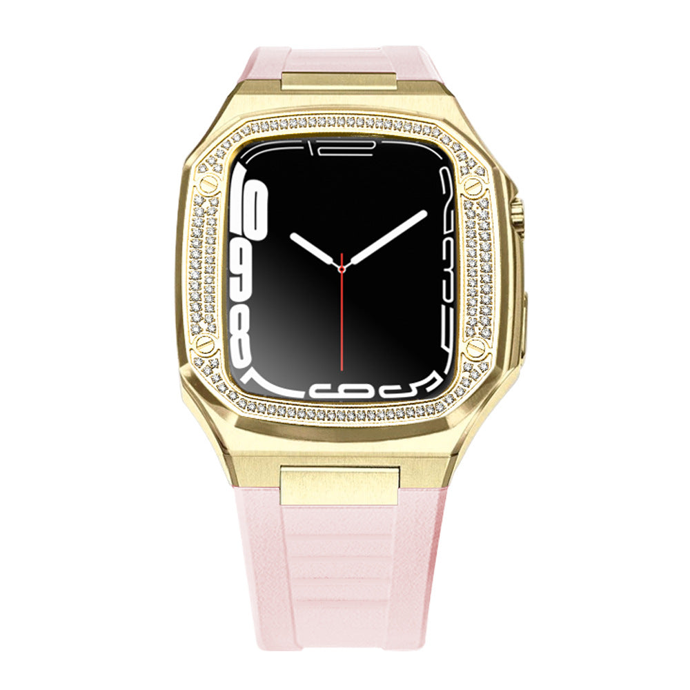 Metal Casing Watch Diamond Protective Shell