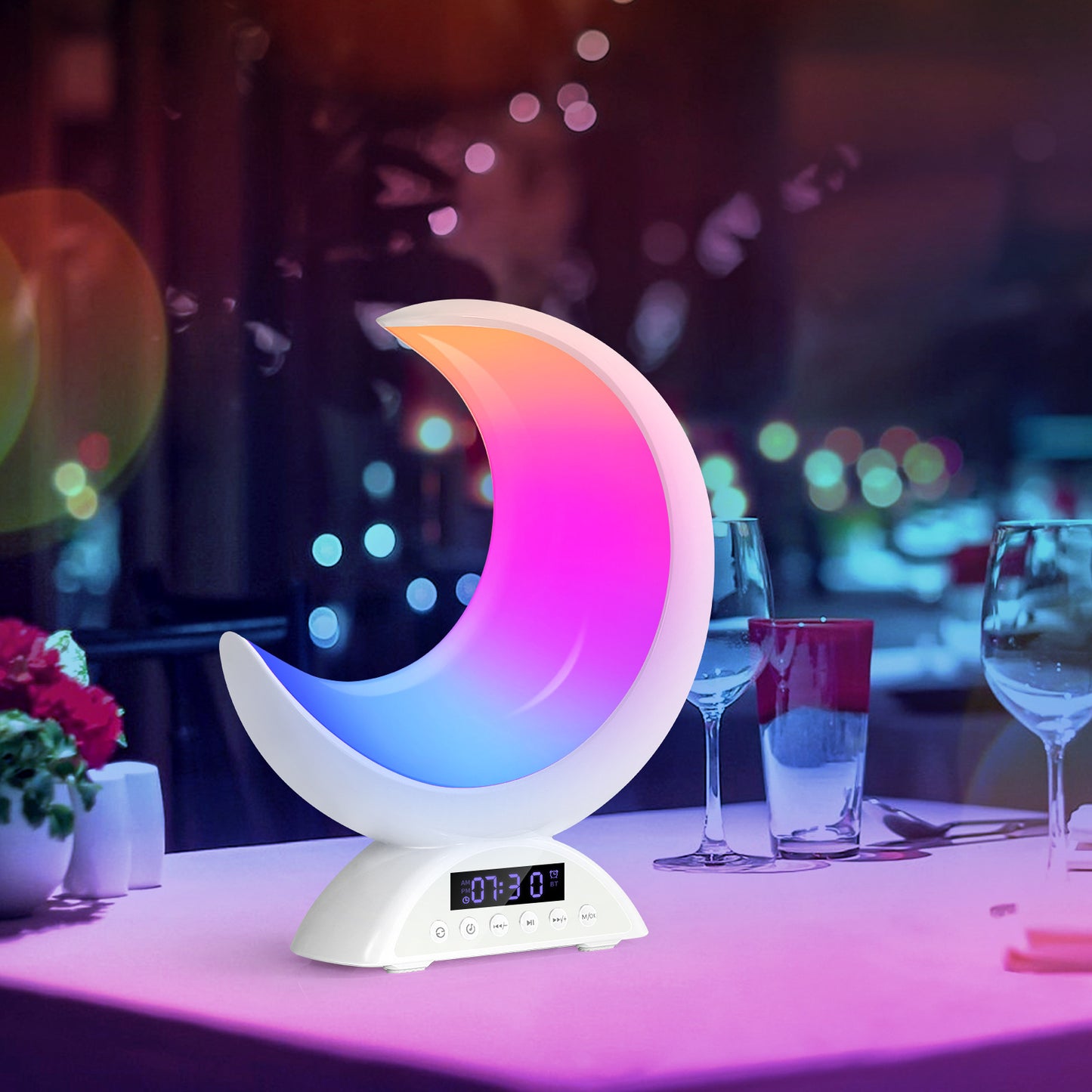 RGB A Lampe à changement de couleur Haut-parleur Bluetooth