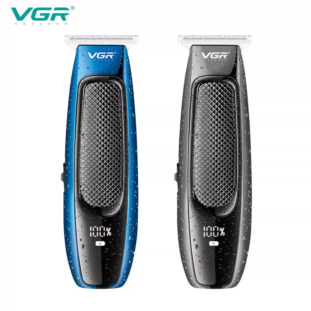 Vgr255 Hair Clipper Oil Head Electric USB Cross-Border Clippers Hair Shaver Compact LED Digital Display Electronic Hair Trimmer