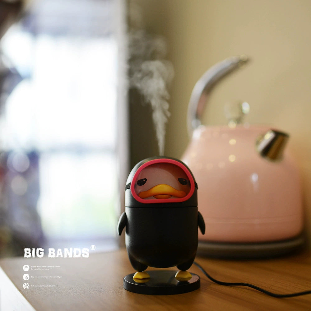 Bigbands – humidificateur à pulvérisation de canard de plongée, silencieux, pour la maison, la chambre à coucher, le bureau, Purification de l'air, Mini aromathérapie