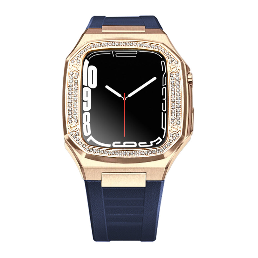 Metal Casing Watch Diamond Protective Shell