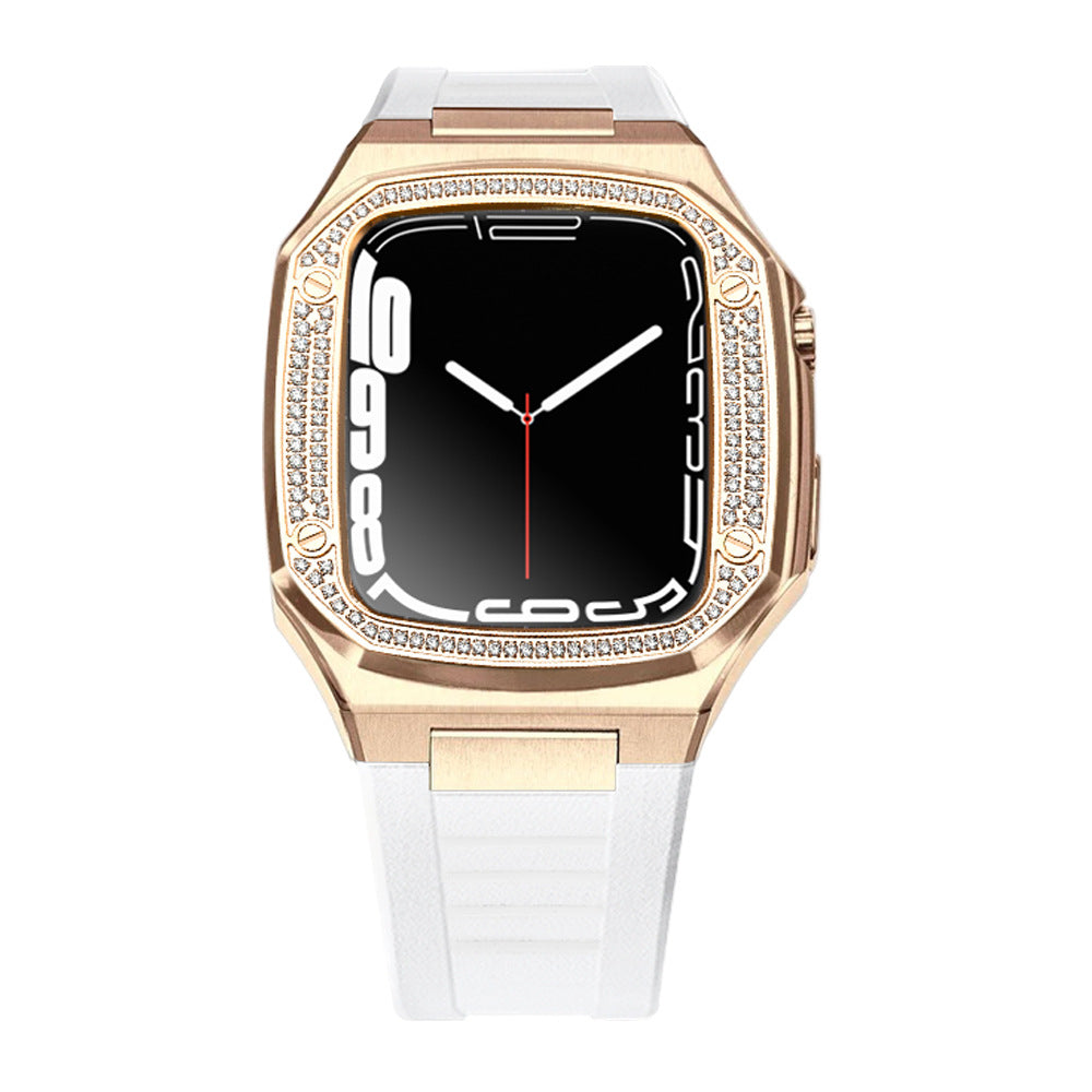 Metal Casing Watch Diamond Protective Shell