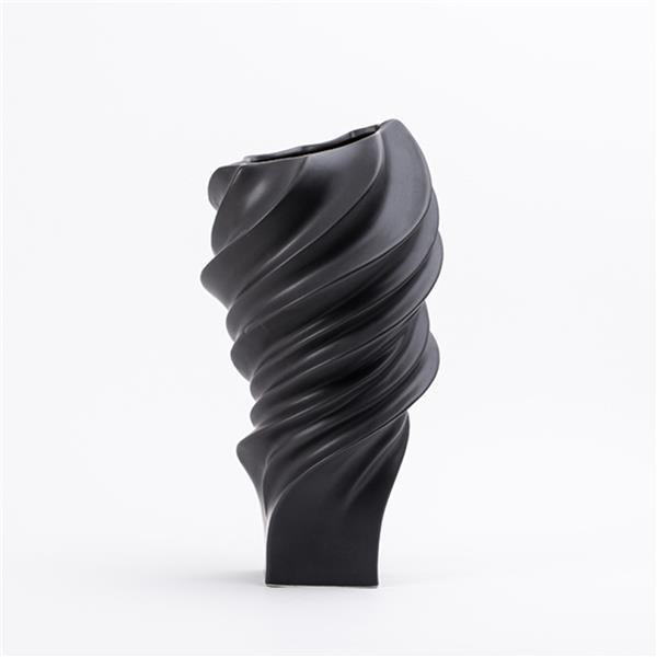 Vase en céramique pour la maison à texture Cyclone