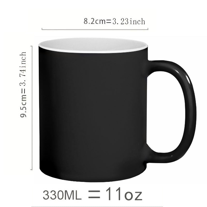 Taza Estilo de lujo asequible de color degradado de gato negro