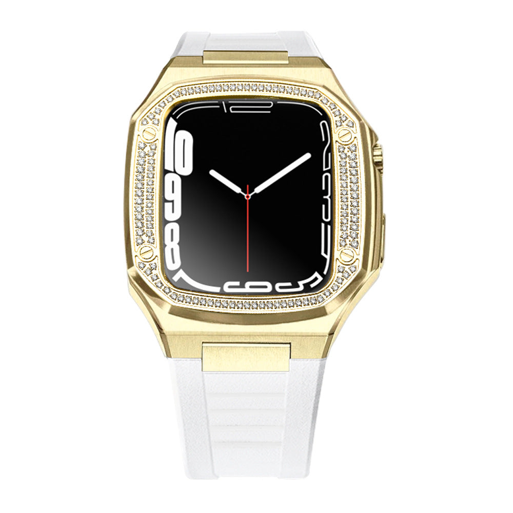 Metal Casing Watch Diamond Protective Shell