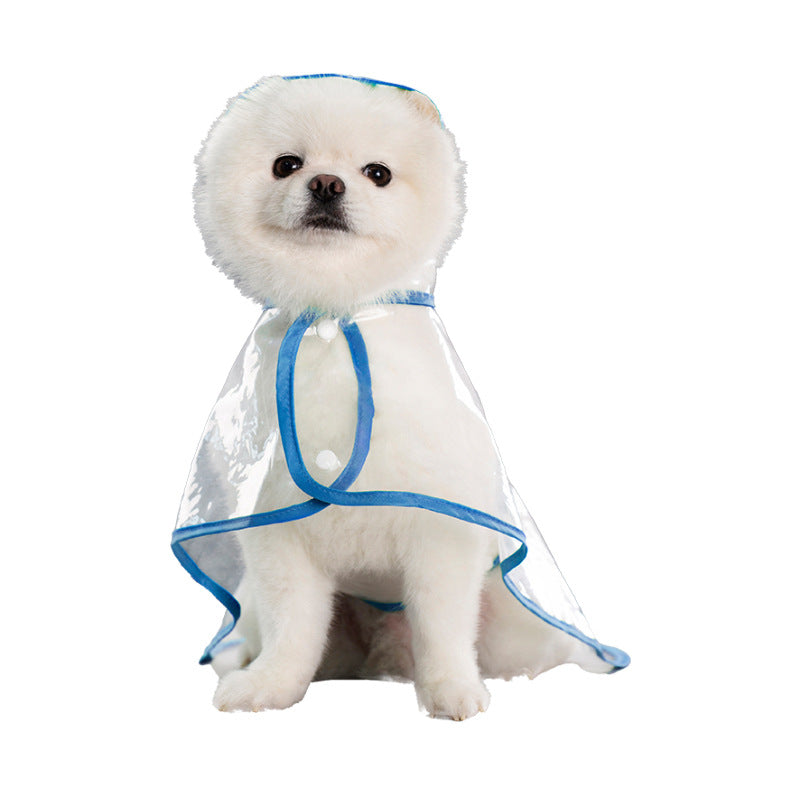 Imperméable en plastique transparent pour chien, fournitures pour animaux de compagnie