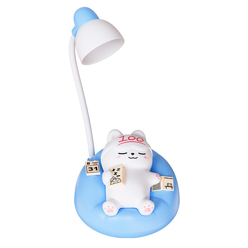 Petite lampe de nuit créative en forme de chat endormi, charge nocturne, Pat