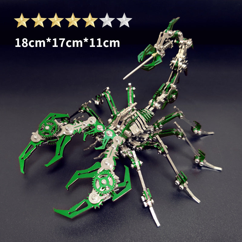 Steel Scorpion King Color 3D Puzzle Model Metal Toy