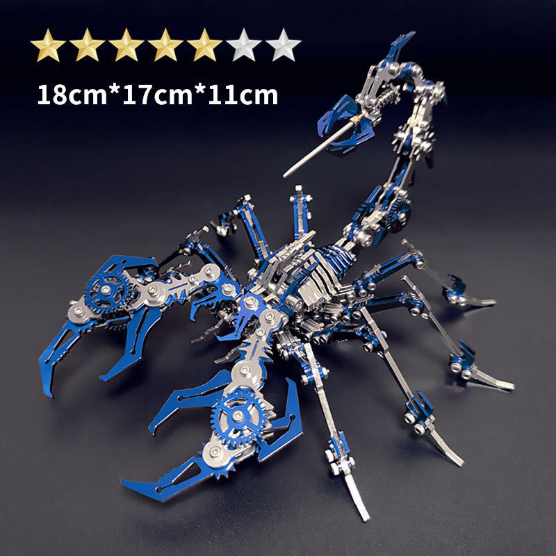 Steel Scorpion King Color 3D Puzzle Model Metal Toy