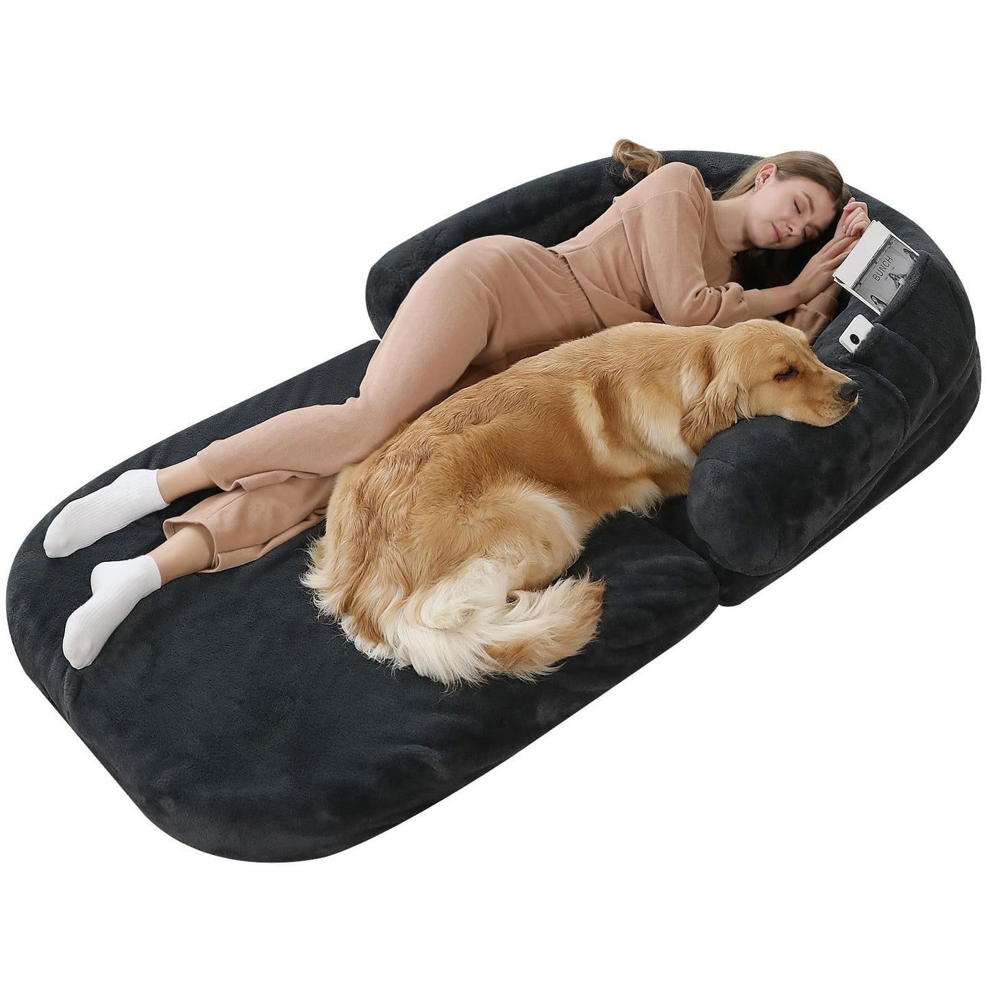 Lit pour animaux de compagnie, canapé pliable amovible et lavable, grand