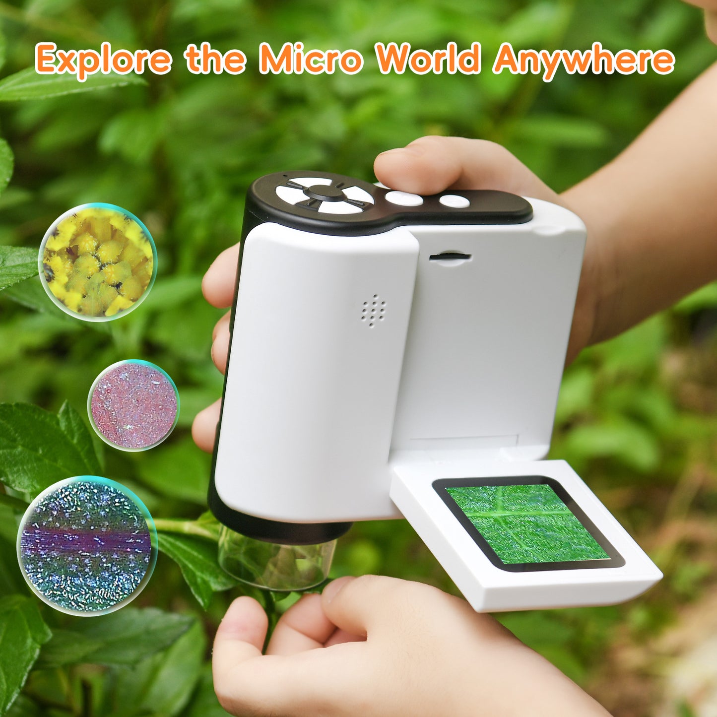 Microscope portatif pour enfants, petit appareil photo numérique DV, jouet