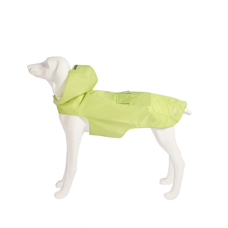 Vêtements réfléchissants pour grands chiens, coupe-vent lors des sorties, imperméable à capuche