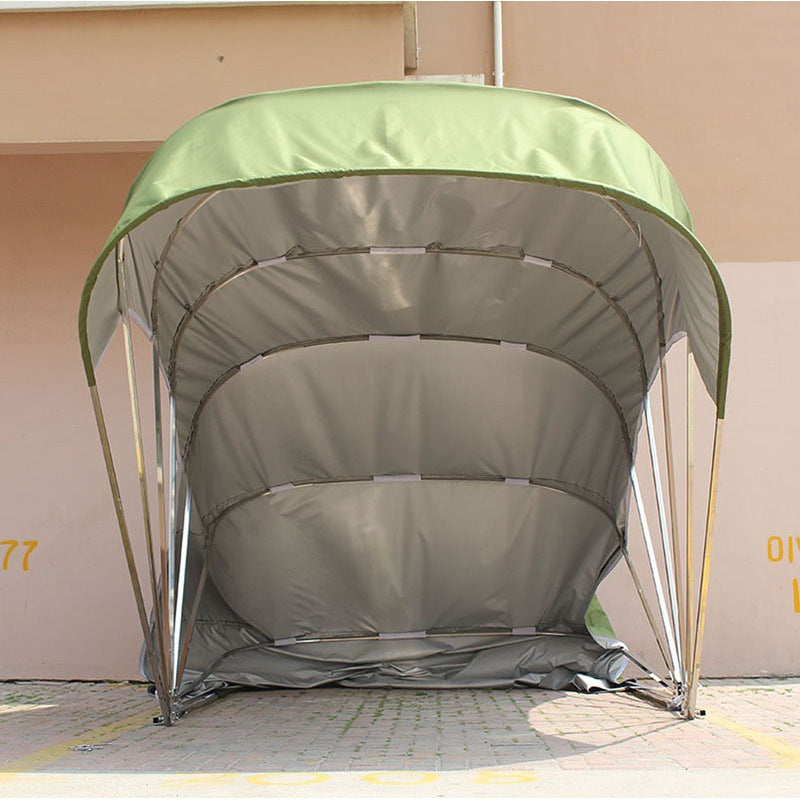 Semi-Automatic Household Bike Shed Mobile Folding Parking Shed