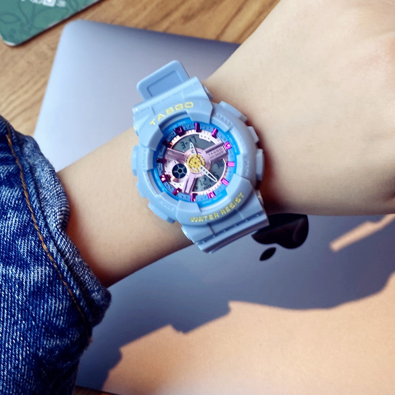 Montre électronique étanche de sport pour enfants à la mode